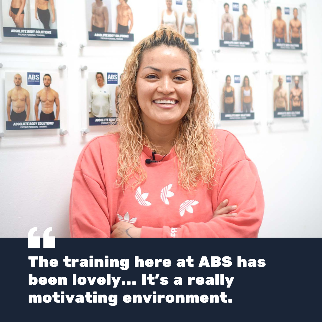 The training here at ABS has been lovely... It's a really motivating environment.